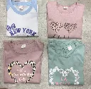 CAMISETA NIÑA ALGODON CON ESTAMPA